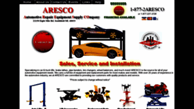 What Aresco.org website looked like in 2022 (2 years ago)