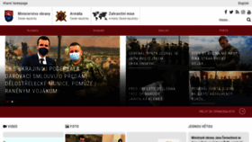 What Army.cz website looked like in 2022 (2 years ago)