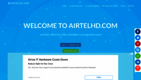 What Airtelhd.com website looked like in 2022 (2 years ago)