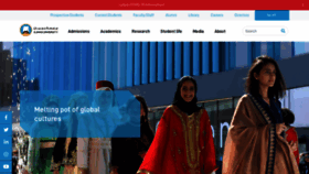 What Ajman.ac.ae website looked like in 2022 (2 years ago)