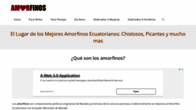What Amorfinos.com website looked like in 2022 (2 years ago)