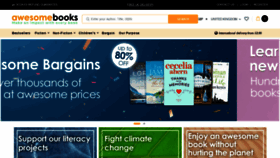 What Awesomebooks.com website looked like in 2022 (2 years ago)