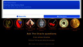 What Ask-the-oracle.com website looked like in 2022 (2 years ago)