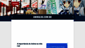 What Animalog.com.br website looked like in 2022 (2 years ago)