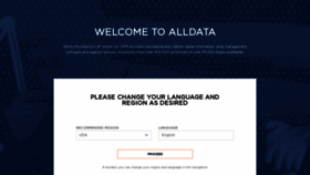 What Alldata.com website looked like in 2022 (2 years ago)