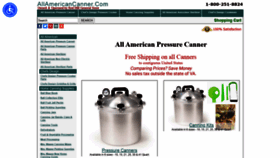 What Allamericancanner.com website looked like in 2022 (2 years ago)