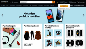 What Amazon.se website looked like in 2022 (2 years ago)
