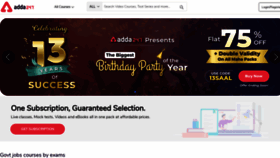 What Adda247.com website looked like in 2022 (2 years ago)
