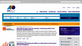 What Africa-newsroom.com website looked like in 2022 (3 years ago)