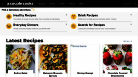 What Acouplecooks.com website looked like in 2022 (2 years ago)