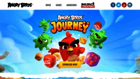 What Angrybirds.com website looked like in 2022 (2 years ago)