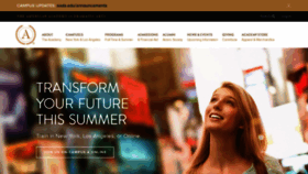What Aada.edu website looked like in 2022 (2 years ago)
