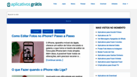 What Aplicativosgratis.com.br website looked like in 2022 (2 years ago)