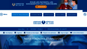 What Aphp.fr website looked like in 2022 (2 years ago)