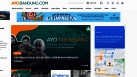 What Ayobandung.com website looked like in 2022 (2 years ago)