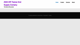 What Awahr.com website looked like in 2022 (2 years ago)