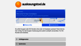 What Auslosungstool.de website looked like in 2022 (2 years ago)