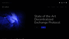 What Adax.pro website looked like in 2022 (2 years ago)