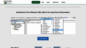 What Automateexcel.com website looked like in 2022 (2 years ago)