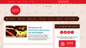 What Amandocozinhar.com website looked like in 2022 (3 years ago)