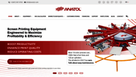 What Anatol.com website looked like in 2022 (2 years ago)