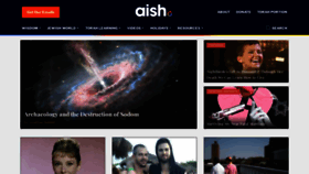 What Aish.com website looked like in 2022 (2 years ago)