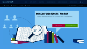 What Archion.de website looked like in 2022 (2 years ago)