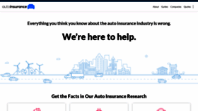 What Autoinsurance.com website looked like in 2022 (2 years ago)