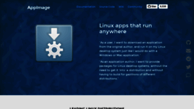 What Appimage.org website looked like in 2022 (2 years ago)