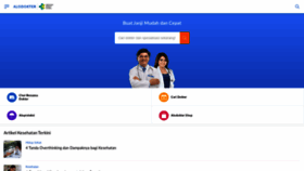 What Alodokter.com website looked like in 2022 (2 years ago)