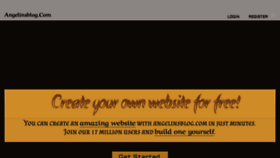 What Angelinsblog.com website looked like in 2022 (2 years ago)