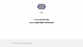What Apdc-services.com website looked like in 2022 (2 years ago)