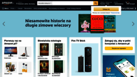What Amazon.pl website looked like in 2022 (2 years ago)