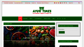 What Ayurtimes.com website looked like in 2022 (2 years ago)