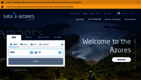 What Azoresairlines.pt website looked like in 2022 (2 years ago)