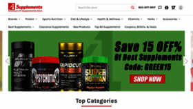 What A1supplements.com website looked like in 2022 (2 years ago)