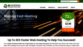 What A2hosting.in website looked like in 2022 (2 years ago)