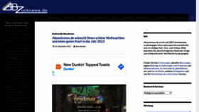 What Abzocknews.de website looked like in 2022 (2 years ago)