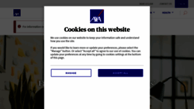 What Axa.co.uk website looked like in 2022 (2 years ago)