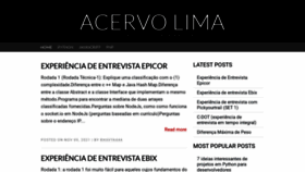 What Acervolima.com website looked like in 2022 (2 years ago)