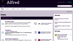 What Alfredforum.com website looked like in 2022 (2 years ago)