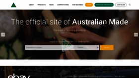 What Australianmade.com.au website looked like in 2022 (2 years ago)