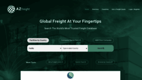 What Azfreight.com website looked like in 2022 (3 years ago)