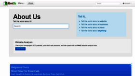 What Aboutus.org website looked like in 2022 (2 years ago)