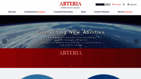 What Arteria-net.com website looked like in 2022 (2 years ago)