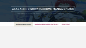 What Akagaminoshirayukihime.com website looked like in 2022 (2 years ago)