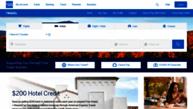 What Amextravel.com website looked like in 2022 (3 years ago)