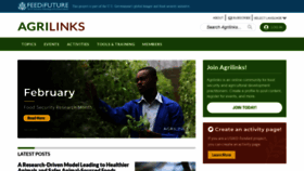 What Agrilinks.org website looked like in 2022 (2 years ago)