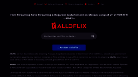 What Alloflix.com website looked like in 2022 (2 years ago)