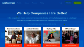 What Applicantpro.com website looked like in 2022 (2 years ago)